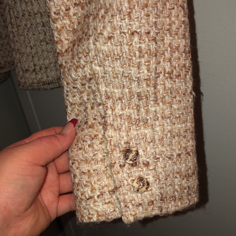 Coldwater Creek Tweed Blazer in Beige and Brown - Picture 9 of 9